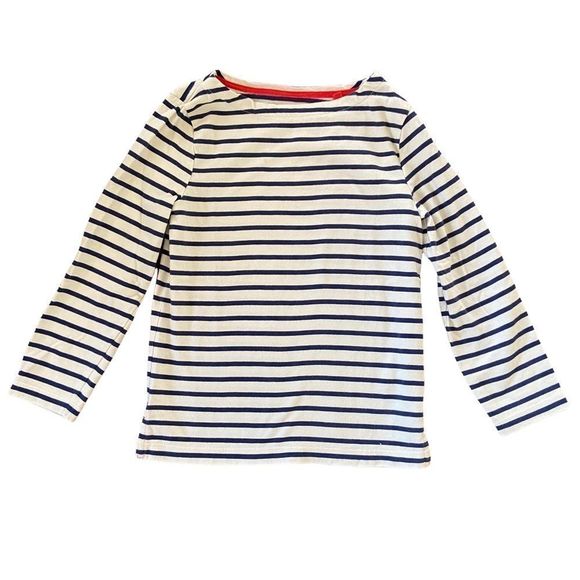 Boden Other - Boden Girls Boatneck Long Sleeve Cotton Striped Shirt Size 6-7Y